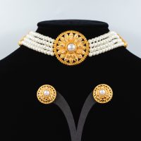 Gold Plated Chokkar Set