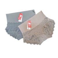 High Waist Net Panty for women ( Pack of 2) Free Size