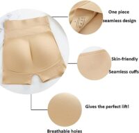 High Waist Body Shaping Shorts, Seamless Tummy Control - Image 2