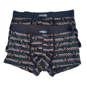 Body Love Boxer Underwear For Men (color/print may vary) please note this (Pack of 2) - Image 3