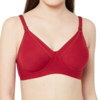 Juliet White Cotton Bra for women