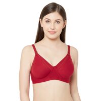Juliet White Cotton Bra for women - Image 4