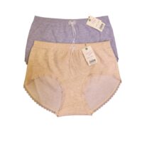 Ribbon Design Cotton Panty for women ( Pack of 2) Free Size