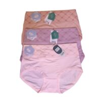 Cotton High Waist Panty for women free size (Pack of 3)