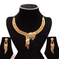 Gold Plated New Gold Design Mini Necklace For Women