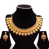 Gold Plated Heavy Design Necklace For Women