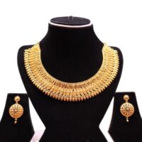 Gold Plated Heavy Design Necklace For Women