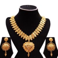 Gold Plated Design Mini Necklace For Women