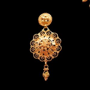 Gold Plated Design Mini Necklace For Women - Image 3