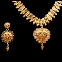 Gold Plated Design Mini Necklace For Women - Image 2