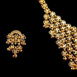 Gold Plated Design Mini Necklace For Women - Image 3