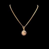 Gold Plated Ganesh Locket With Chain For Men & Women - Image 2