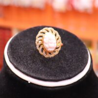 Goldplated Ganesh Pendant Top Set for women with beautiful AD Stones - Image 2