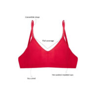 Double Layered Non Wired Full Coverage Bra for women - Image 2