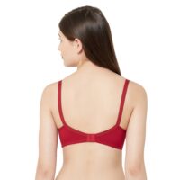 Juliet White Cotton Bra for women - Image 2