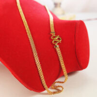 Gold Plated Panchadhatu Kamal Chain For Men And Women