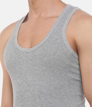 Dollar Derby Vest for Men (Black & Grey) Pack of 2 - Image 2