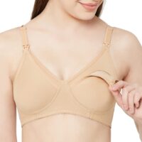 Mold Feed - Cotton Plain Mold Bra Skin color for Women