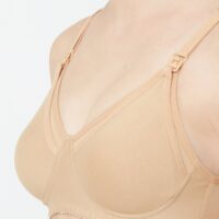 Mold Feed - Cotton Plain Mold Bra Skin color for Women - Image 4