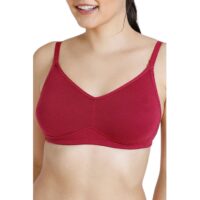 Double Layered Non Wired Full Coverage Bra for women