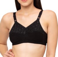 Nari Juliet Black Color Bra for women
