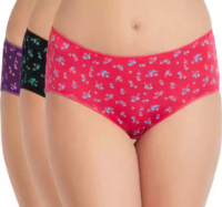 Juliet’s Cotton Printed Hipster Panty For Women (Pack of 3) ( Prints/Colors may vary) - Image 2