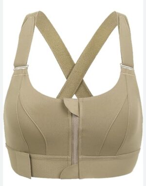 Sports Zip locking Highly Supportive Bra for women High quality - Image 2