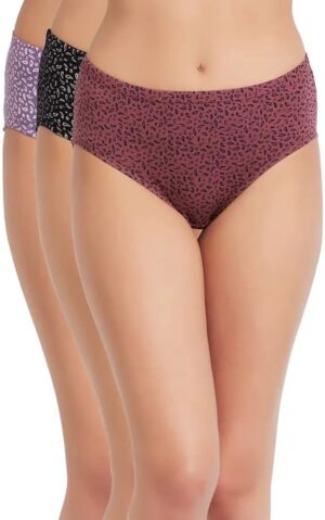 Juliet's Cotton Printed Hipster Panty For Women (Pack of 3) ( Prints/Colors may vary) - Image 2