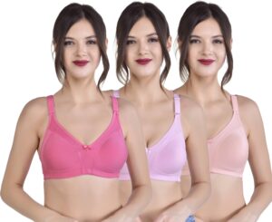 Alishan Bra Non wired Non Padded Detachable strap bra for women (Pack of 2) - Image 3