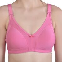 Alishan Bra Non wired Non Padded Detachable strap bra for women (Pack of 2)