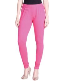 Lyra Light Pink Premium Churidaar Leggings for women