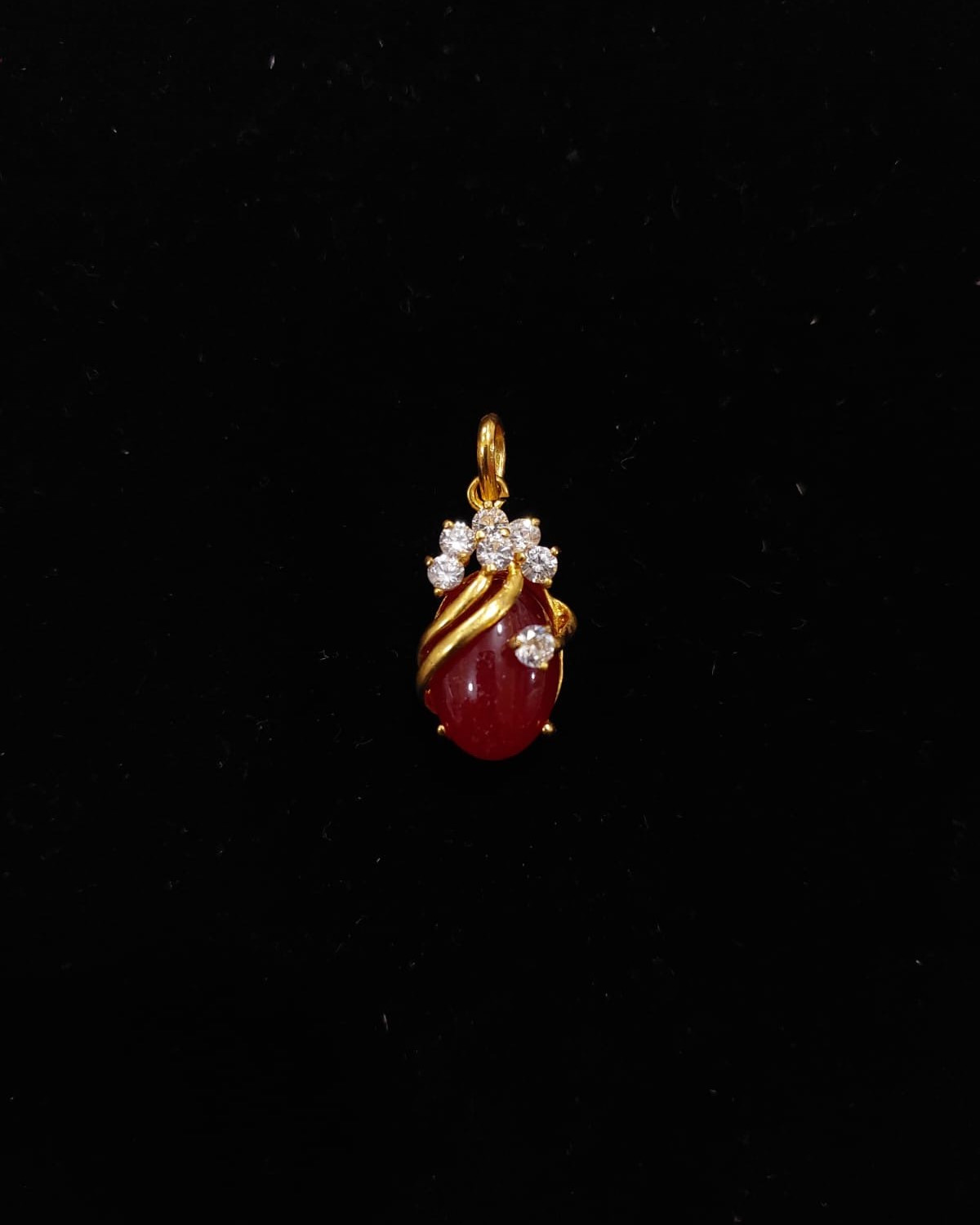 Exquisite Gold Ruby and Diamond Pendant Exquisite Gold Ruby and Diamond Pendant - Image 1