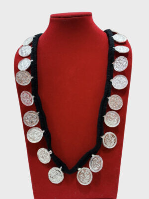 Nepali Tharu Coin Necklace (Hamel / Sikka Paisa Mala / Company Mala)/35 coins - Image 2