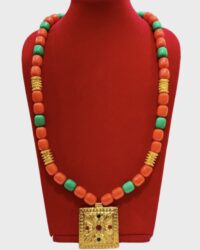 Handcrafted Muga Mala – Traditional Assamese Muga Silk Bead Necklace | Ethnic Handloom Jewelry