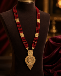 Aarunya Vermilion Heirloom Mala