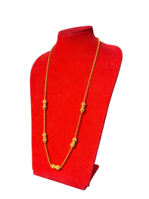 Gold-Plated Fashion Chain Necklace – Traditional Design - Image 2