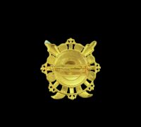 Gold-Plated Tibetan Ghau Prayer Box Amulet Brooch Pendant – Coral & Turquoise Stone Settings – Buddhist Jewelry - Image 2