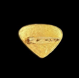 Gold-Plated Tibetan Ghau Prayer Box Amulet Brooch Pendant – Turquoise & Coral Stones – Buddhist Jewelry - Image 2