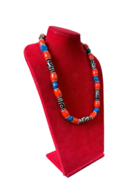 Handmade Multicolor Nepali & Tibetan Tribal Beads Necklace | Ethnic Himalayan Jewelry