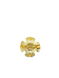 Outhouse Eye Promise Trinity Stud brooch – Gold-Plated Evil Eye - Image 2
