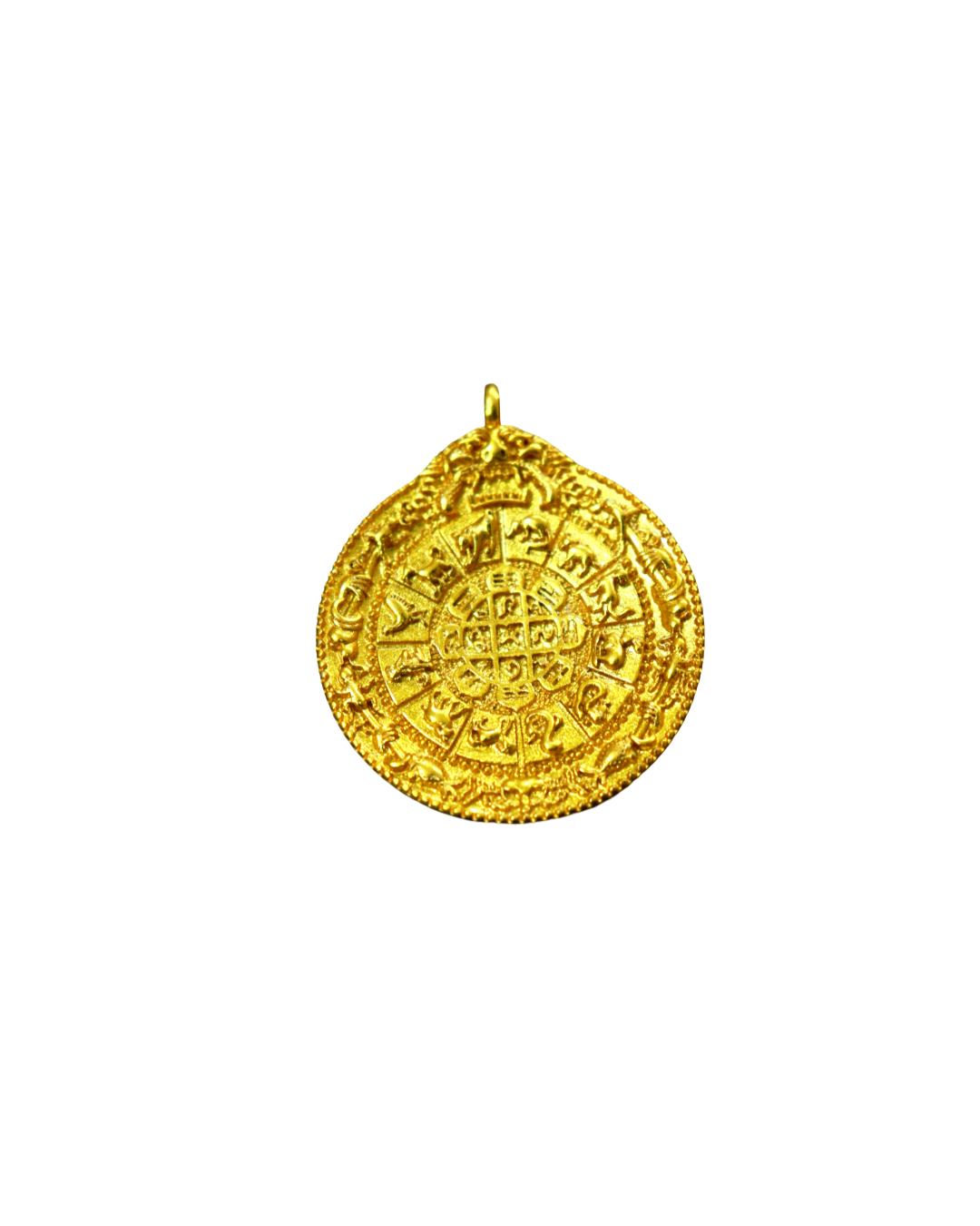 Tibetan Nine Palaces & Eight Diagrams Amulet Pendant Spiritual Protective Necklace Tibetan Nine Palaces & Eight Diagrams Amulet Pendant | Spiritual Protective Necklace - Image 1