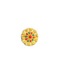 Vintage Juliana Brooch – Red & Green Rhinestone Pin, DeLizza & Elster Style Statement Jewelry